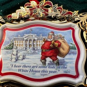2011 White House Historical Association Christmas ornament Teddy Roosevelt